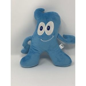 Haibao Mascot  2010 Shanghai Expo China  Blue Plush Stuffed Animal‎ 10 Inch EUC